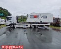 사고로 파손된 카라반을 대전에서 용인으로 5톤셀프렉카 …